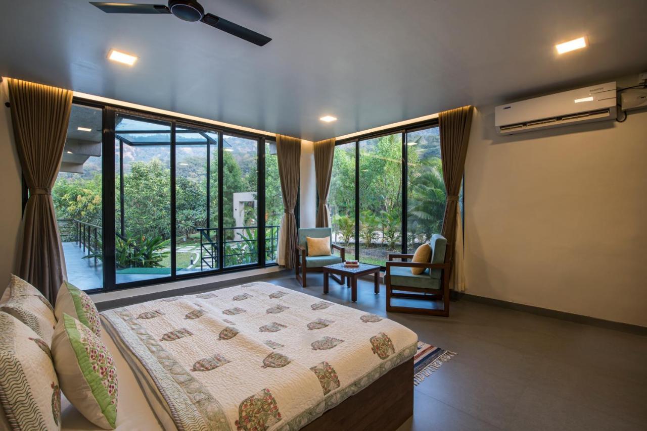 Saffronstays Mountain Aer, Karjat Bagian luar foto