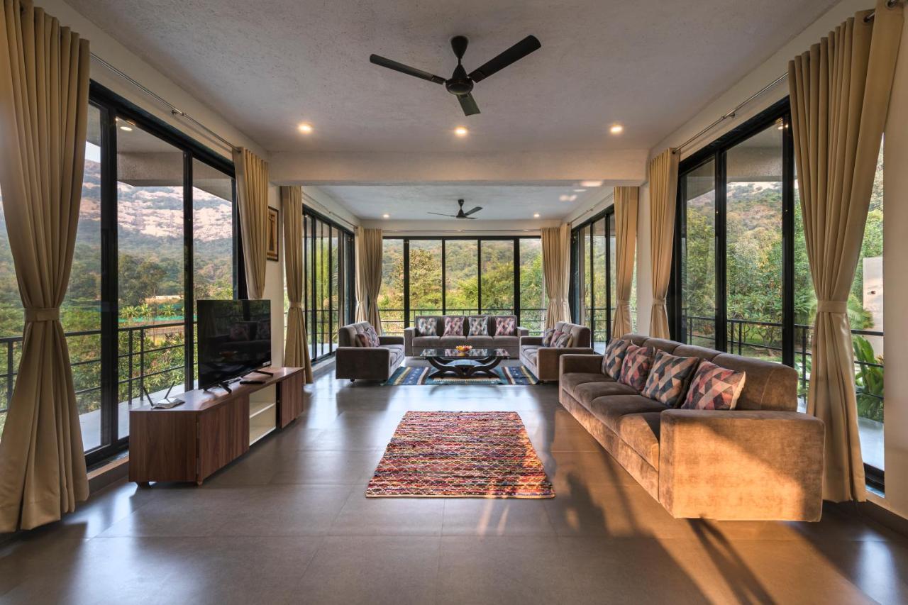 Saffronstays Mountain Aer, Karjat Bagian luar foto